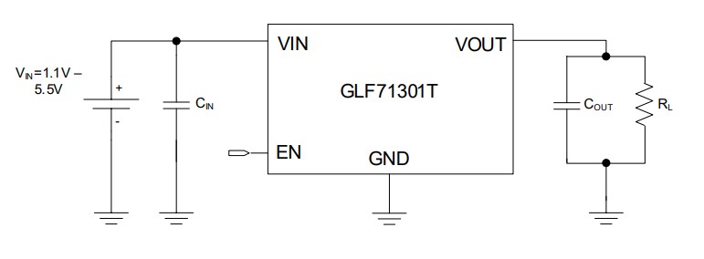 GLF71301T Application Schematic